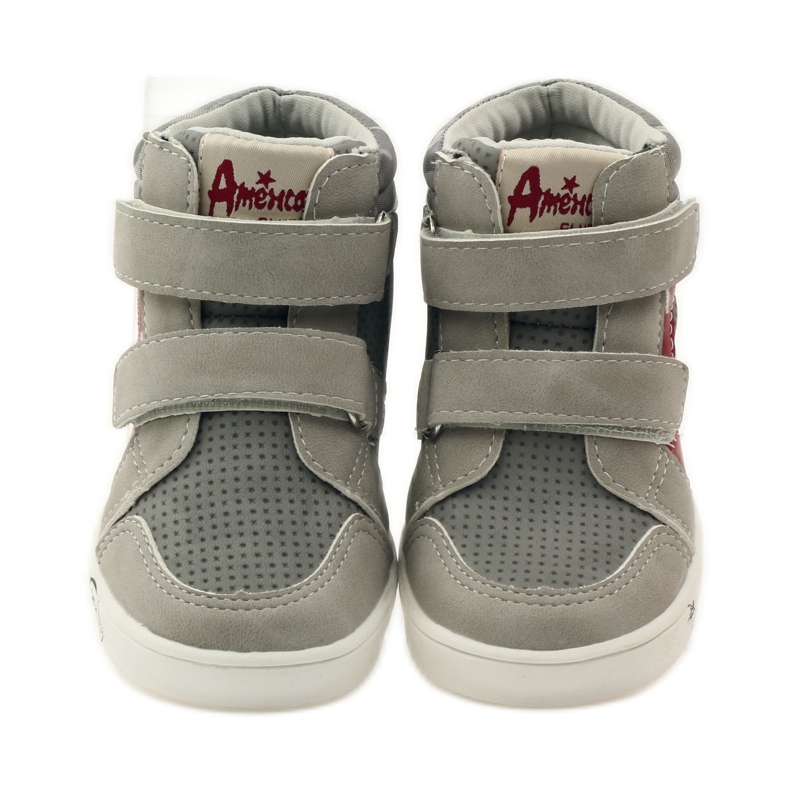 American Club chaussures de sport américaines 17353 rouge gris 4