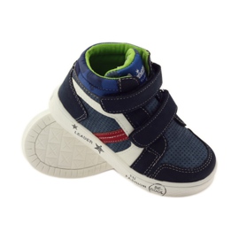 American Club chaussures de sport américaines 17353 bleu marin rouge blanche 3