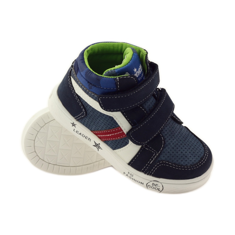 American Club chaussures de sport américaines 17353 bleu marine rouge blanc 3