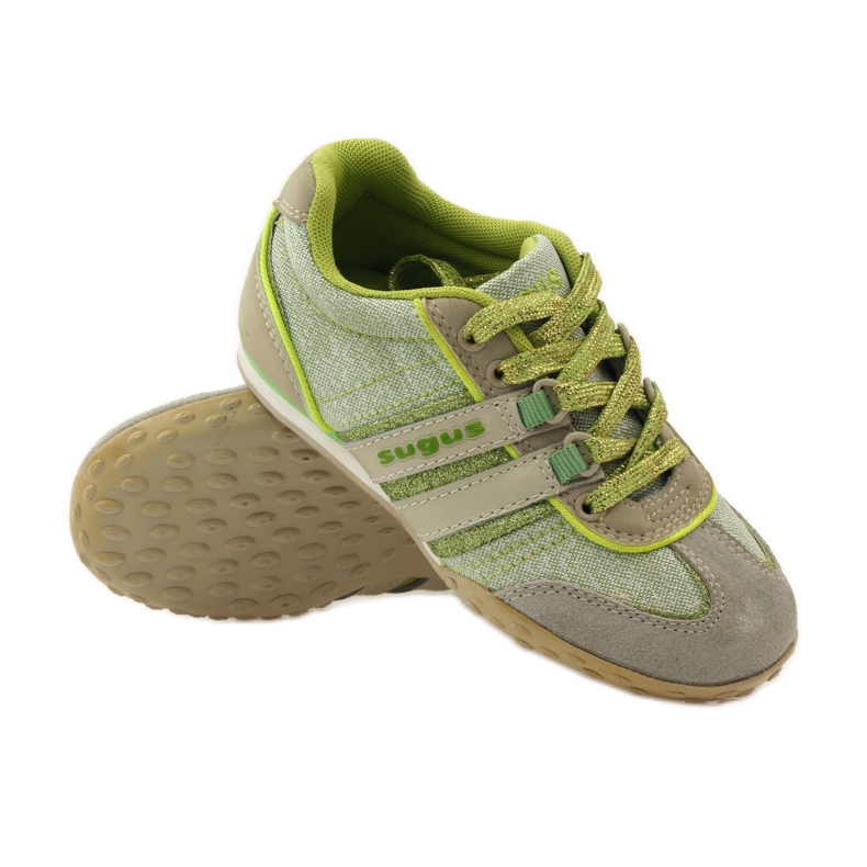 Chaussures de sport fille Sugus 3385 jaune vert 3