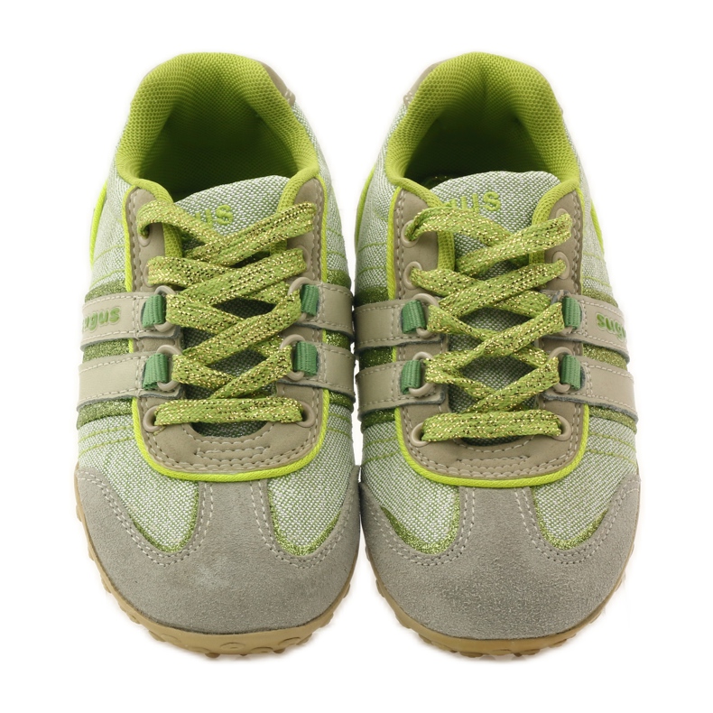 Chaussures de sport fille Sugus 3385 jaune vert 4