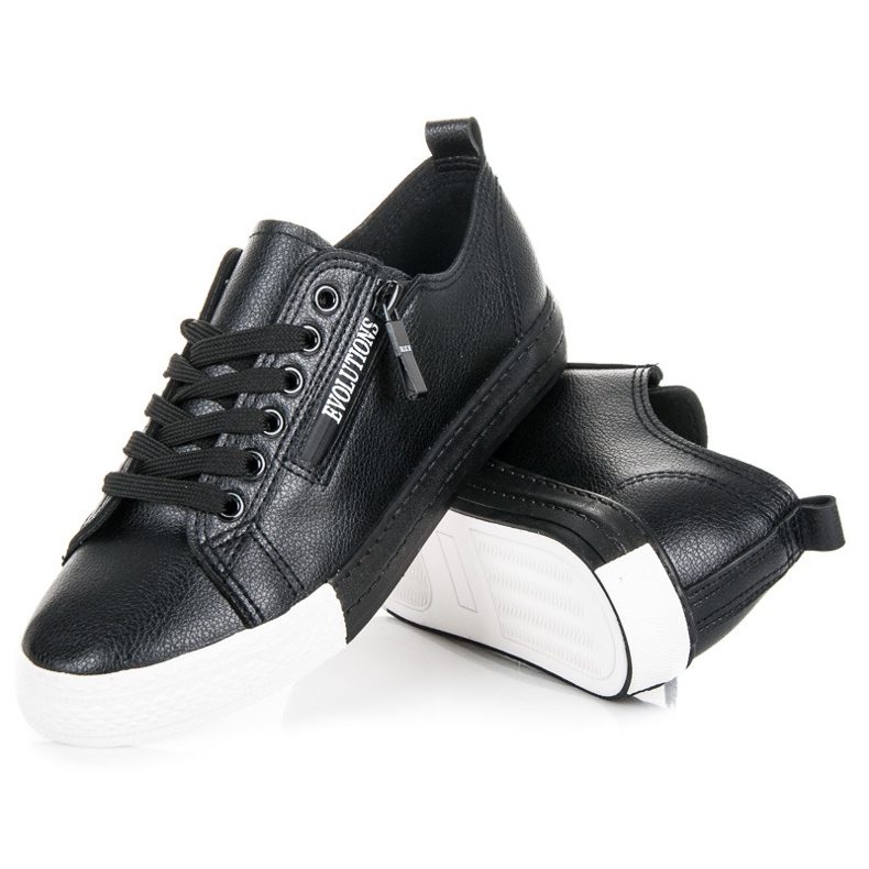 Baskets sur la plate-forme noir 2