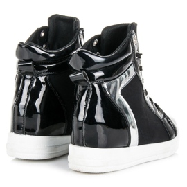 Emaks Baskets laquées le noir 3