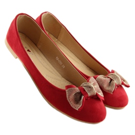 Ballerines classiques rouges pour femmes vs-330 Rouge 1
