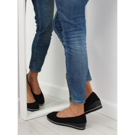 Ballerines compensées noires D73 noir le noir 4