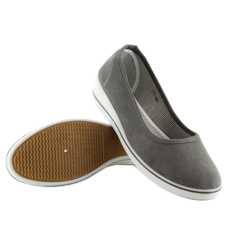Ballerines gris foncé DK.GRAY 1