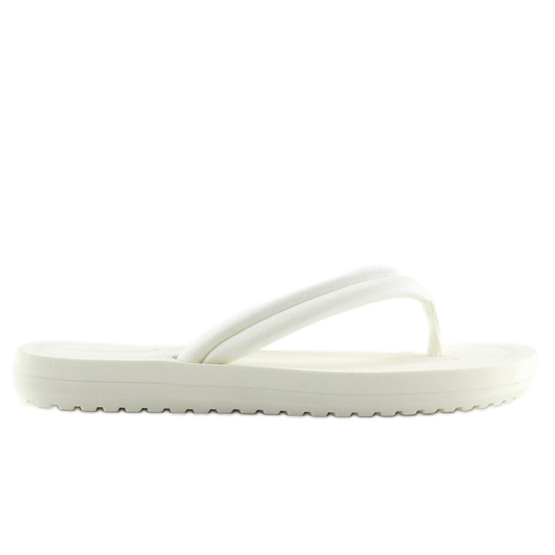 Tongs blanches femme CK38 blanc 1