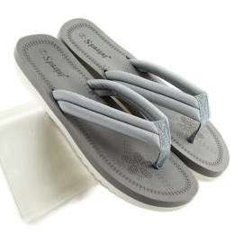 Tongs grises pour femme CK38 gris 2 Tongs grises pour femme CK38 gris 2