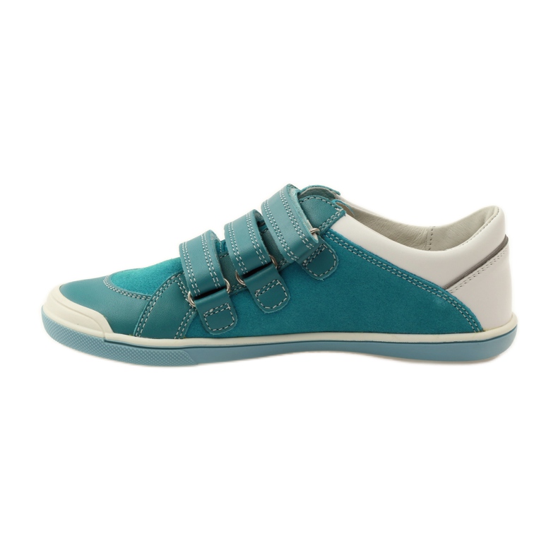 Chaussures fille avec velcro Bartek rose jaune bleu blanc 2
