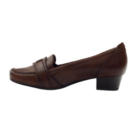 Caprice chaussures basses escarpins chaussures femme 24305 brun 2