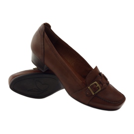 Caprice chaussures basses escarpins chaussures femme 24305 brun 3
