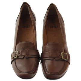 Caprice chaussures basses escarpins chaussures femme 24305 brun 4