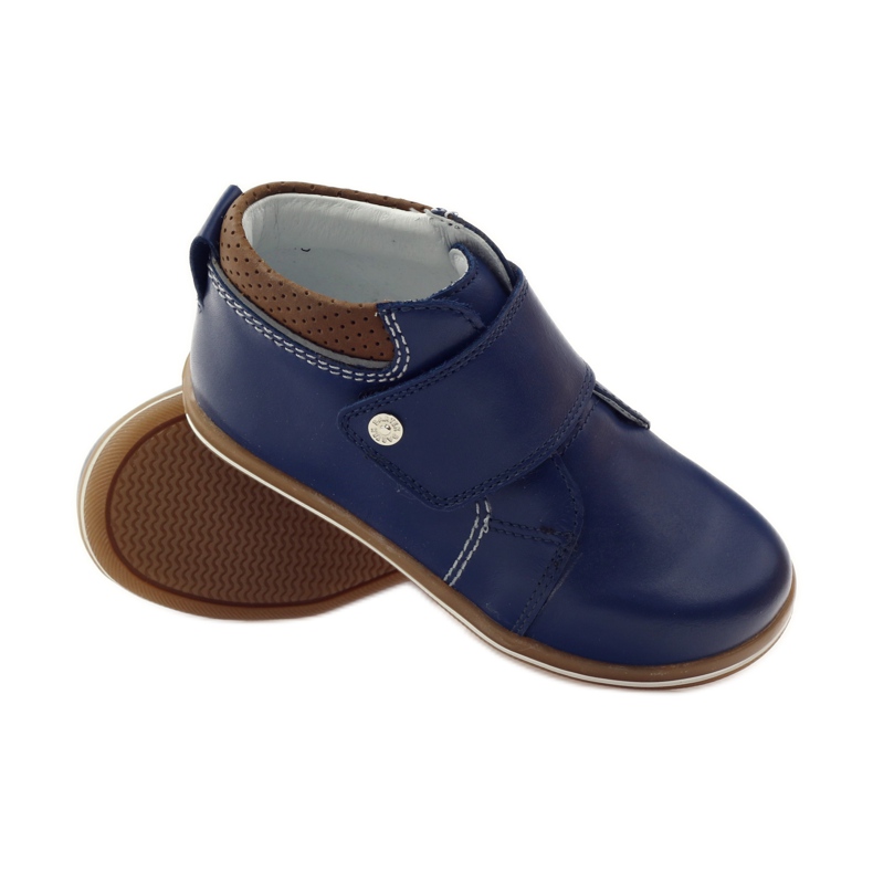 Bottes à scratch Bartek 31829 bleu marine brun 3