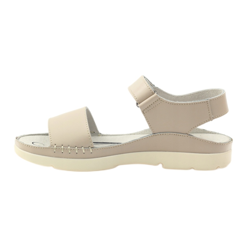 Filippo Sandales velcro beiges confortables 2
