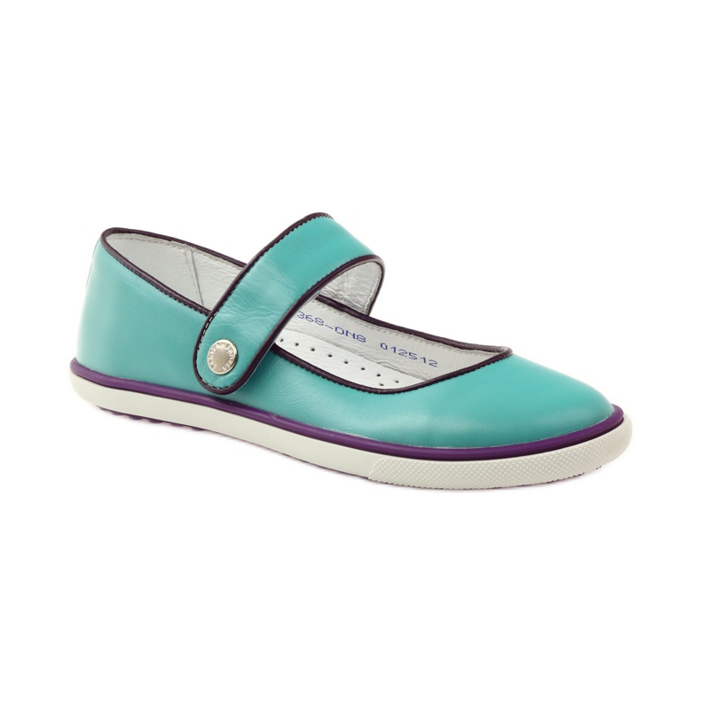 Ballerines fille Bartek 25368 turquoise vert 1