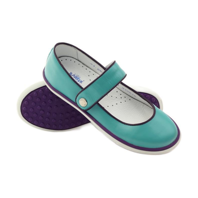 Ballerines fille Bartek 25368 turquoise vert 3