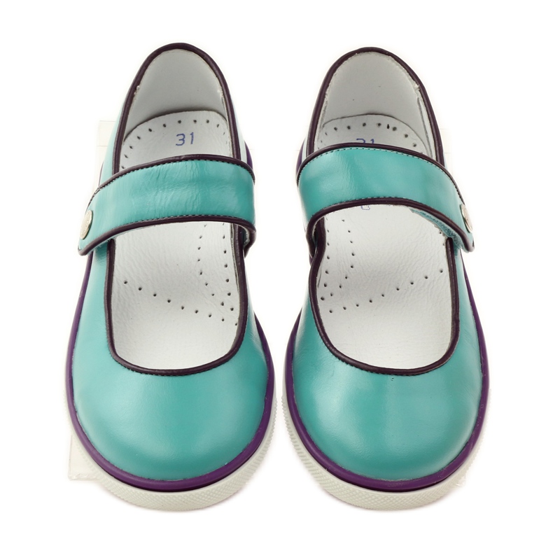 Ballerines fille Bartek 25368 turquoise vert 4