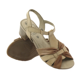 Sandales Caprice chaussures femme 28205 brun 3