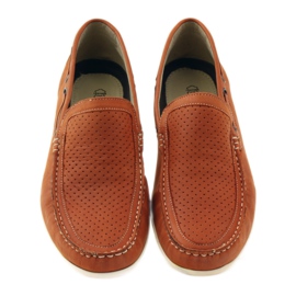 Chaussures homme mocassins Caprice 14650 marron brun orange 4