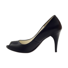 Escarpins pour femmes talons hauts Neścior 99 noir le noir 2
