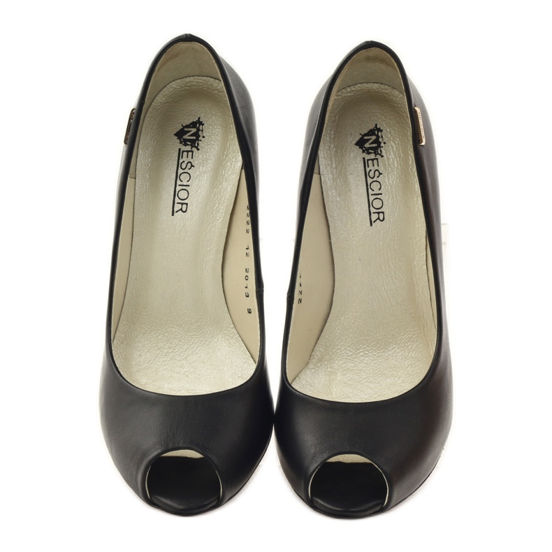 Escarpins pour femmes talons hauts Neścior 99 noir le noir 4