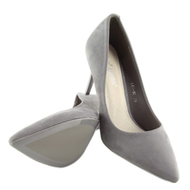 Talons hauts en daim Candy Shop gris LEI-90 D.GRAY 3