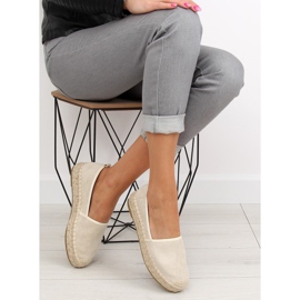 Espadrilles beiges pour femme BB10P beige 1