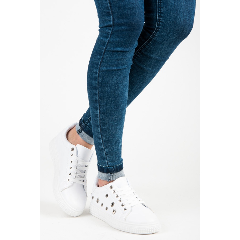 Etoiles baskets blanches 2