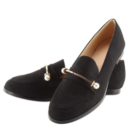 Noir Mocassins noirs pour femme T315P Noir 2