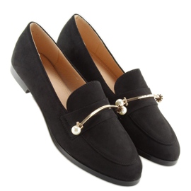 Noir Mocassins noirs pour femme T315P Noir 1
