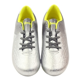 American Club Chaussures à crampons de sport pour hommes américain 170604 argent 4