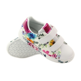 American Club Baskets américaines avec semelle intérieure en cuir multicolore blanche 3