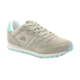 American Club Chaussures de sport en cuir américain 6506 gris multicolore 1