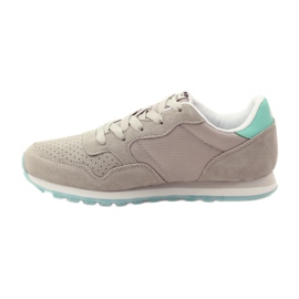 American Club Chaussures de sport en cuir américain 6506 gris multicolore 2