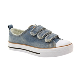 American Club Baskets américaines en denim bleu 1