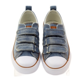 American Club Baskets américaines en denim bleu 4