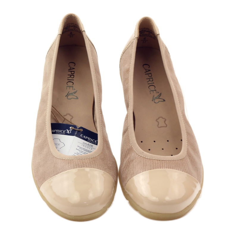 Caprice ballerines femme 22152 cuir beige 4 Caprice ballerines femme 22152 cuir beige 4