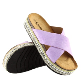 Chaussons femme Violet CK15P Violet 1