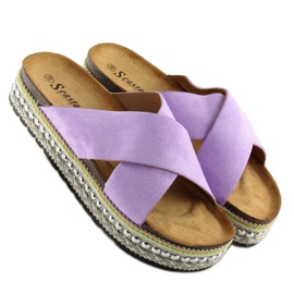 Chaussons femme Violet CK15P Violet 2