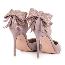 Seastar Talons En Daim Avec Un Nœud violet 8