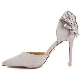 Seastar Talons En Daim Avec Un Nœud gris 9