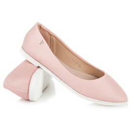 Vices Ballerines roses à strass 1