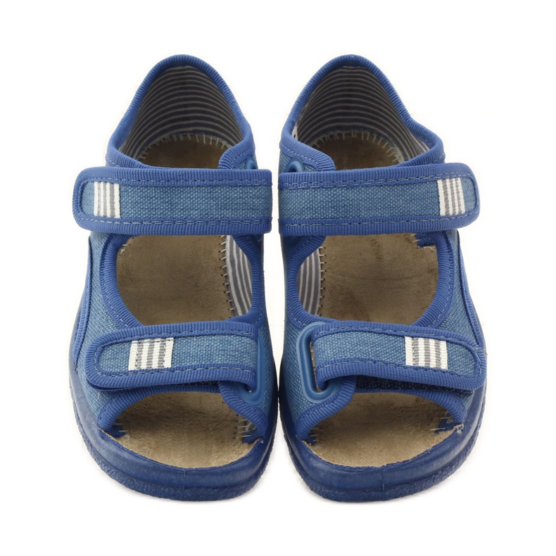 Sandales garçon avec navets Befado 113x010 bleu marine bleu 4