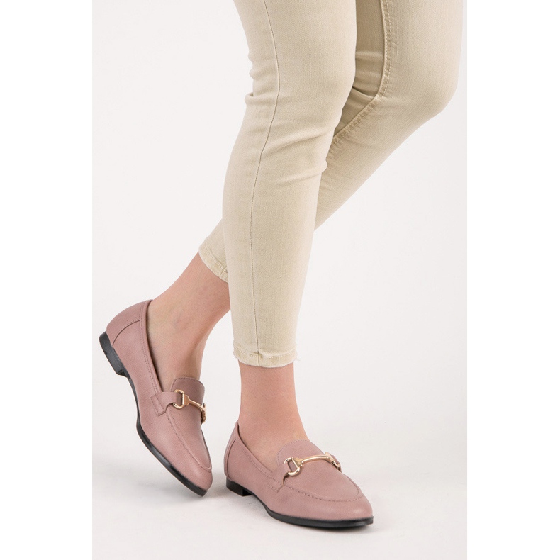 Vices Mocassins à enfiler rose 1