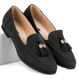 Vices Mocassins à franges le noir 2
