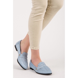 Seastar Mocassins en daim bleu 6