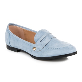 Seastar Mocassins en daim bleu 2