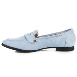 Seastar Mocassins en daim bleu 3