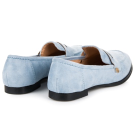 Seastar Mocassins en daim bleu 4