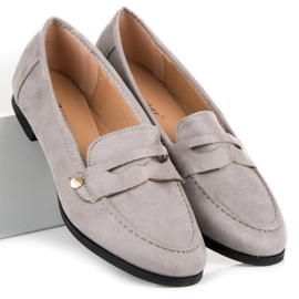 Seastar Mocassins en daim gris 5
